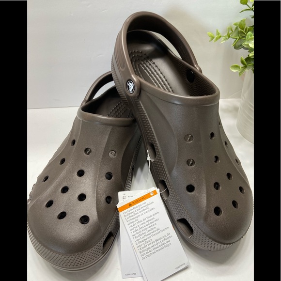 NEW Crocs Baya l Slip On Clogs Brown M10/W12,M11 - Picture 9 of 10